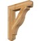 Ekena Millwork Funston Craftsman Rough Sawn Bracket, Western Red Cedar, 6"W x 32"D x 38"H BKT06X32X38FST04RWR - alternate 1